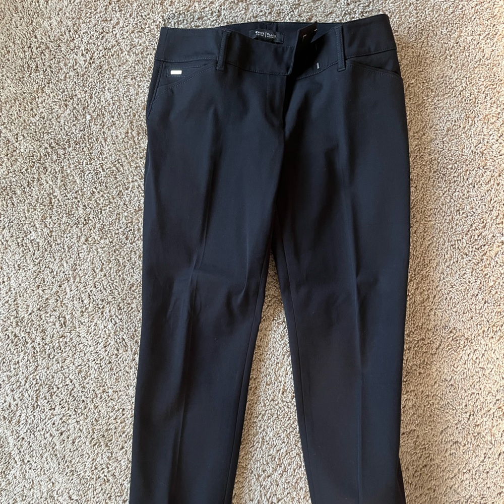 Black House White Market black crop pants size 2
